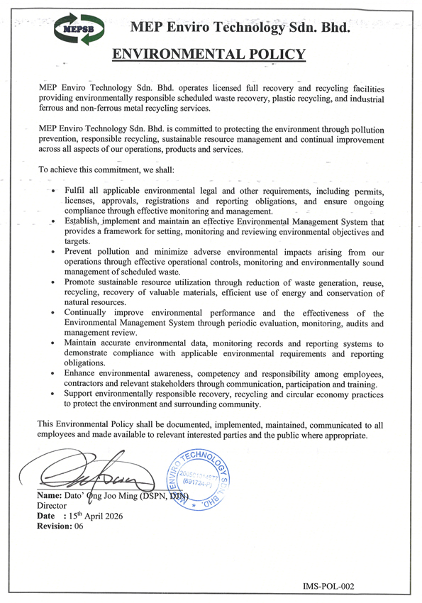 Environmental Policy